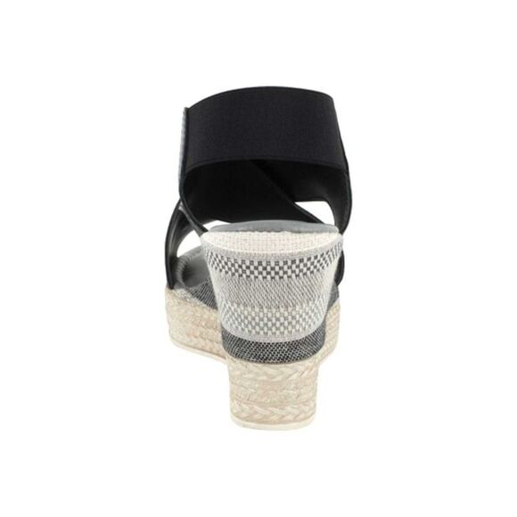 BELLA VITA Womens Black Wide Back Strap Bec-italy Slip On Slingback Sandal 6 W - Picture 2 of 3